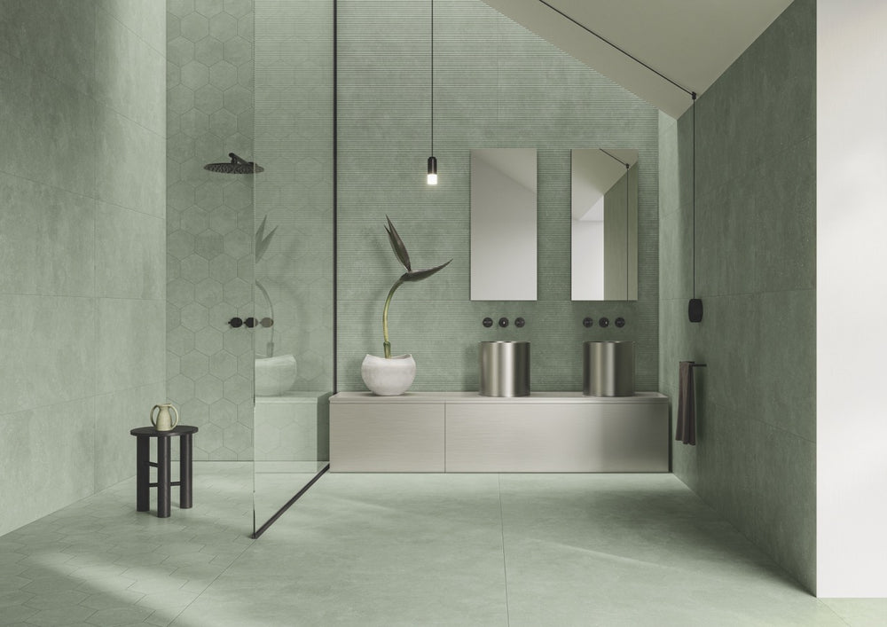 Casalgrande Padana Concept Feinsteinzeug  Fliesen in Betonoptik