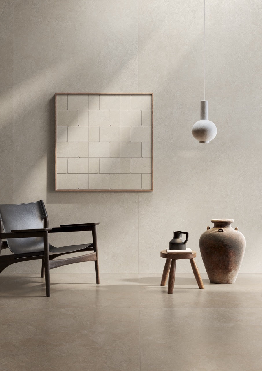 Casalgrande Padana Lithos Feinsteinzeug Fliesen in Steinoptik